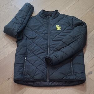 EUC Head Puffer Jacket Men's sz XXL World Cup Rebels Black Race Star Light Coat